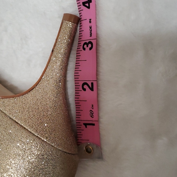 KELLY & KATIE Glitter Ankle Strap heel Sandal 9.5 US (Ss37) - Picture 7 of 9